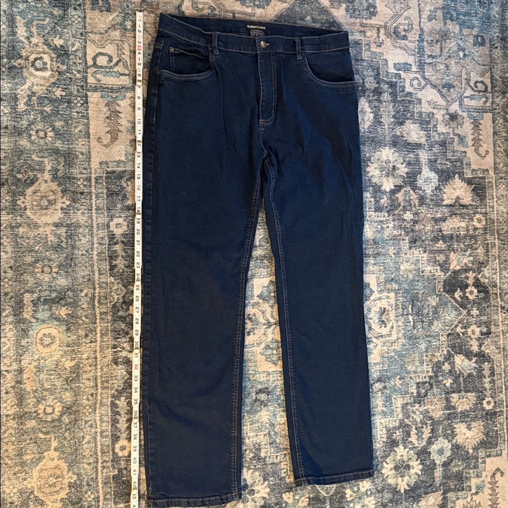 Atlas for Men Dark Blue Denim Jeans US40.